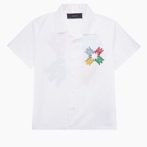 AMIRI White Shirt with Multicolor Logo